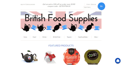 Desktop Screenshot of britishfoodsupplies.com