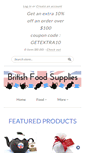 Mobile Screenshot of britishfoodsupplies.com